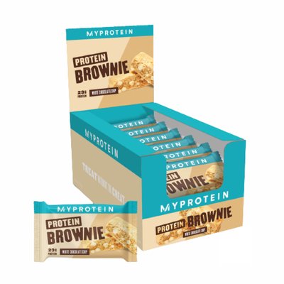 Protein Brownie - 12x75g White Chocolate 100-91-3738671-20 фото