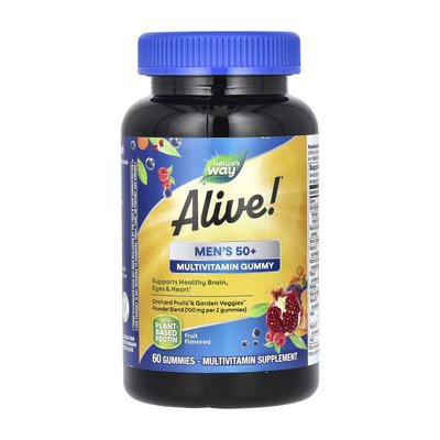 Alive!® Men's 50+ Multi Gummy - 60 gummies 2023-10-2170 фото