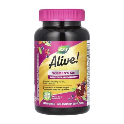Alive!® Womens 50+ Multi Gummy - 60 gummies 2023-10-2171 фото