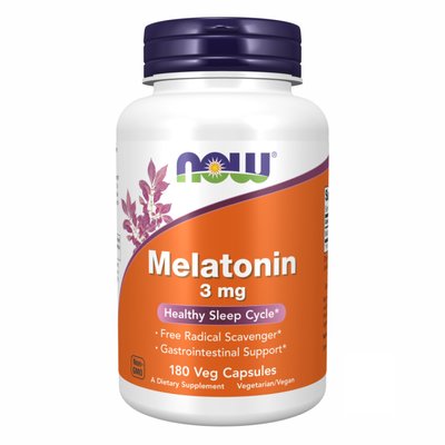 Melatonin 3 mg - 180 vcaps 2022-10-0401 фото