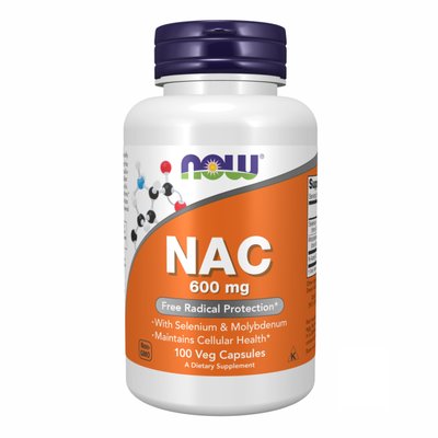 NAC-Acetyl Cysteine 600mg - 100 vcaps 2022-09-1163 фото