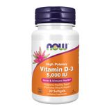 Vitamin D-3 5000 IU - 30 softgels 2023-10-3275 фото