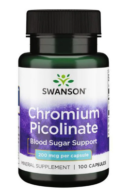 Chromium Picolinate 200mg - 100caps 100-96-0574776-20 фото