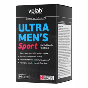 Мультивітаміни для чоловіків, Ultra Men's Sport Multivitamin - 90 caps 2022-10-0276 фото