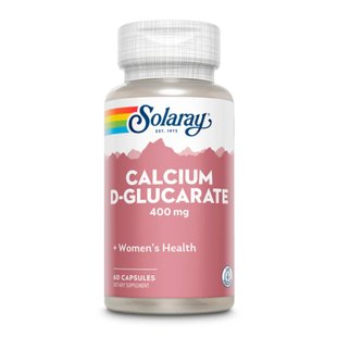 D-глюкарат кальция, Calcium D-Glucarate 400mg - 60 caps 2023-10-2398 фото