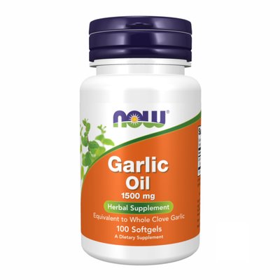 Garlic Oil 1500mg - 100 sgels 2022-10-0065 фото