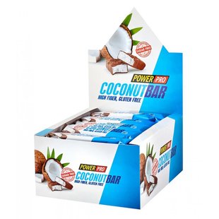 Кокосові батончики, Protein Bar - 20x50g Coconut 100-30-0656063-20 фото