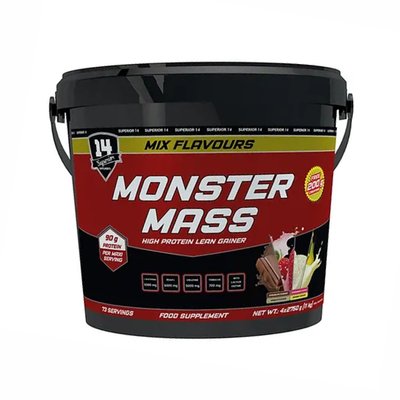 Monster Mass (4 mix flavours) - 11kg + 200mg creatine 2022-10-0168 фото