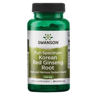 Korean Red Ginseng Root 400 mg - 90 Caps 100-64-6205989-20 фото