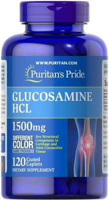 Glucosamine HCL 1500mg - 120 caps 100-53-8775744-20 фото