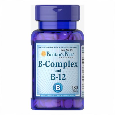 B-Complex B-12 - 180 tabs 100-71-3876908-20 фото