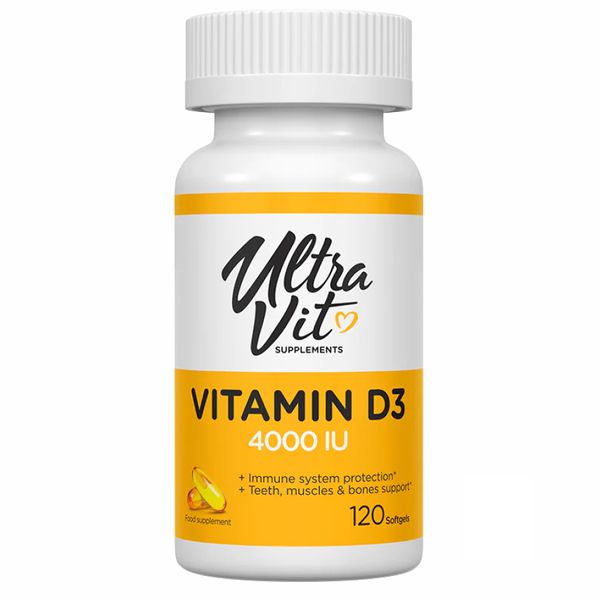 Vitamin D3 4000IU - 120 softgels 2022-10-0307 фото