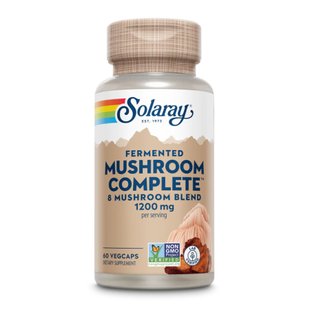 Комплекс грибов, Org Grown Mushroom Complete 1200mg - 60 vcaps 2023-10-2151 фото