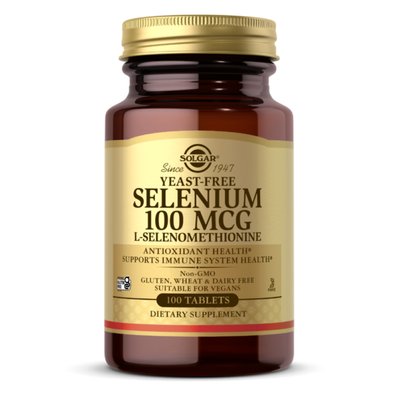 Selenium Yeast-Free 100 mcg - 100 tabs 100-11-5311185-20 фото