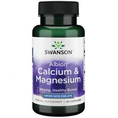 Chelated Calcium Magnesium - 60 caps 100-86-0374077-20 фото