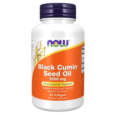 Black Cumin Seed Oil - 1,000mg - 60 sgels 2022-10-0675 фото
