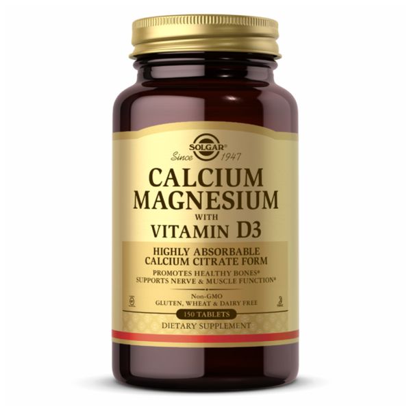Calcium Magnesium with Vitamin D3 - 150 Tabs 2022-10-0748 фото