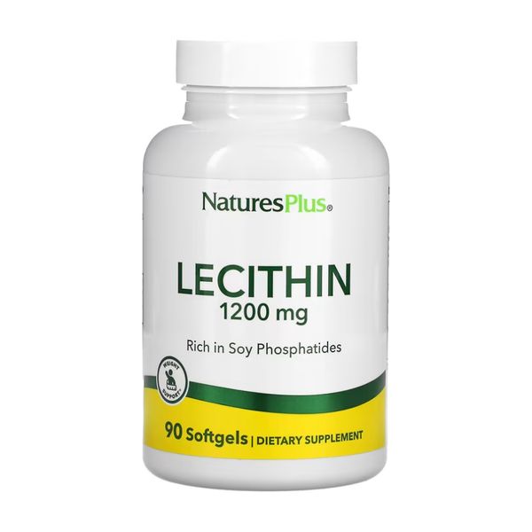 Соєвий лецитин, Lecithin 1200 mg - 90 softgels 2023-10-2364 фото