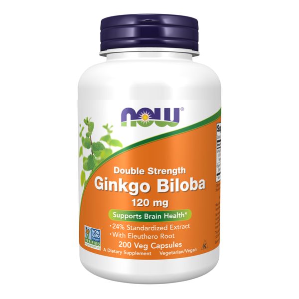 Гінкго білоба, Ginkgo Biloba 120mg - 200 vcaps 2022-10-0708 фото