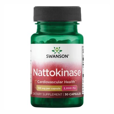 Nattokinase 2,000 Fibrinolytic Units 100 mg - 30caps 2022-10-0207 фото
