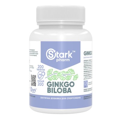 Stark Ginkgo Biloba Extract 40mg - 200 tabs 100-32-1191605-20 фото