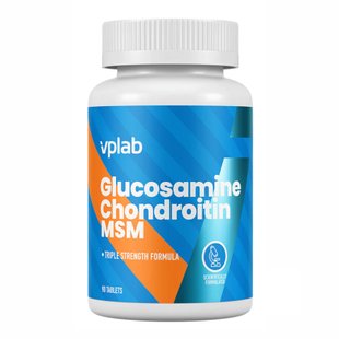 Глюкозамин Хондроитин МСМ, Glucosamine Chondroitin MSM - 90 tabs 2022-10-0270 фото