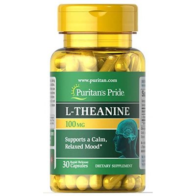 L-Theanine 200 mg - 60 caps 100-76-3921702-20 фото