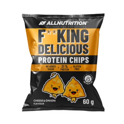 FitKing Delicious Protein Chips - 60g Cheese Onion 2022-09-0963 фото