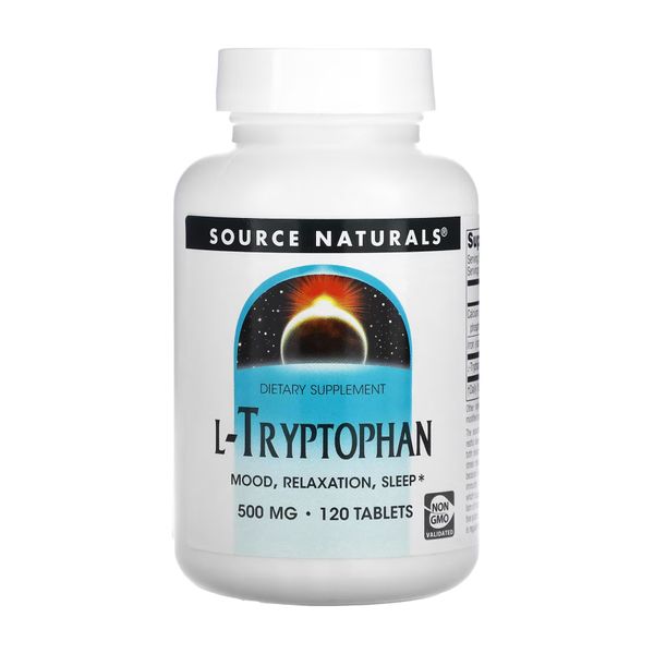 Л Триптофан, L-Tryptophan 500mg - 120 tabs 2023-10-2699 фото