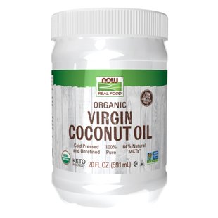 Органічна кокосова олія, Organic Coconut Oil Virgin - 20 oz 2022-10-2373 фото