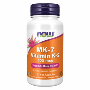 Вітамін К2, Vitamin K-2 (MK7) 100 mcg - 120 vcaps 2022-10-2061 фото