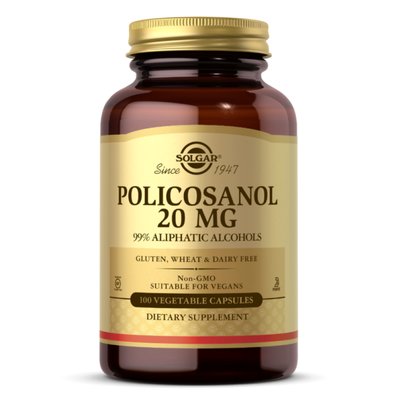 Policosanol 20 mg - 100 vcaps 2022-10-3001 фото