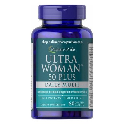 Ultra Woman™ 50 Plus Multi-Vitamin - 60 caps 2022-10-2884 фото
