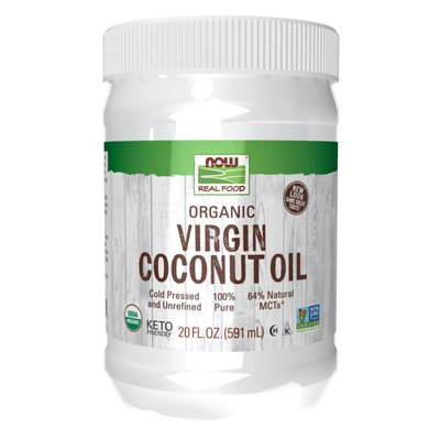 Organic Coconut Oil Virgin - 20 oz 2022-10-2373 фото
