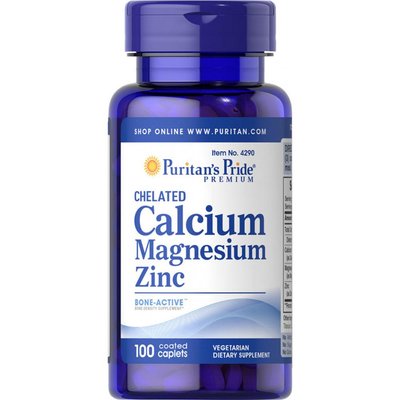 Calcium Magnesium Zinc - 100caps 100-82-7107359-20 фото