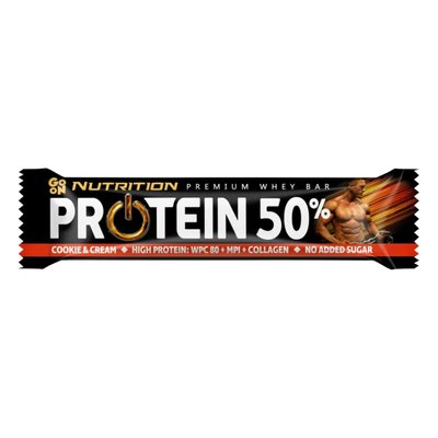 Protein Bar 50% - 24x40g Cookie Cream 2022-09-0441 фото