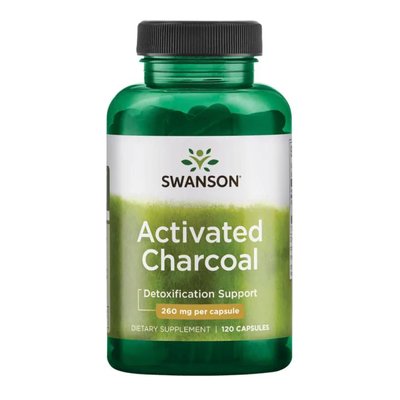 Activated Charcoal 260mg - 120caps 100-20-3141799-20 фото