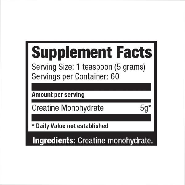 Creatine Monohydrate - 300g Unflavoured 2022-10-0809 фото