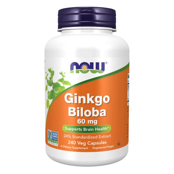 Гинкго Билоба, Ginkgo Biloba 60mg - 240 vcaps 2022-10-2644 фото