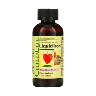 Рідке залізо, Liquid Iron - 118 ml (4 fl oz) Natural Berry 2023-10-3468 фото