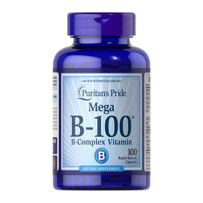 Vitamin B-100 Complex - 100caps 2022-09-1032 фото