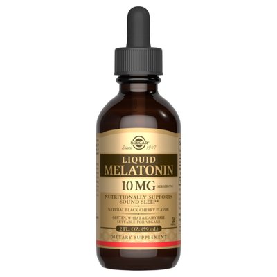 Liquid Melatonin 10 mg - 59 ml Natural Black Cherry 2022-10-3002 фото