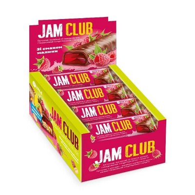 Jam Club - 24x40g Jelly with Raspberry 100-63-4528214-20 фото