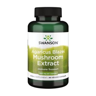 Экстракт грибов агарика бразильского, Agaricus Blazei Mushroom Extract 500mg - 90 vcaps 2023-10-2307 фото