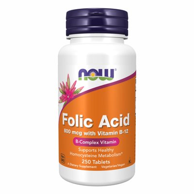 Folic Acid 800mcg - 250 tabs 2022-10-1501 фото