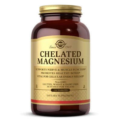 Chelated Magnesium - 250 tabs 2022-10-1519 фото