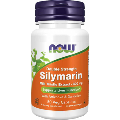 Silymarin Milk Thistle Extract 300 mg - 50 veg caps 100-53-8506763-20 фото