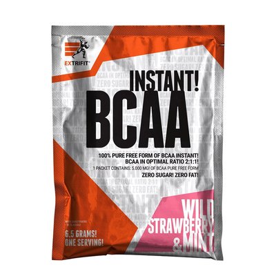BCAA Instant - 6.5g Wild Strawberry Mint 100-54-8862392-20 фото