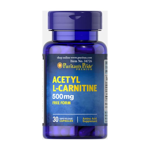 Acetyl L-Carnitine 500mg - 30caps 2022-09-0852 фото