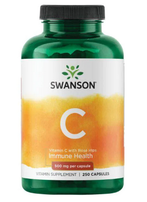 Vitamin C with Rose Hips 500 mg - 250 Caps 100-91-8146096-20 фото